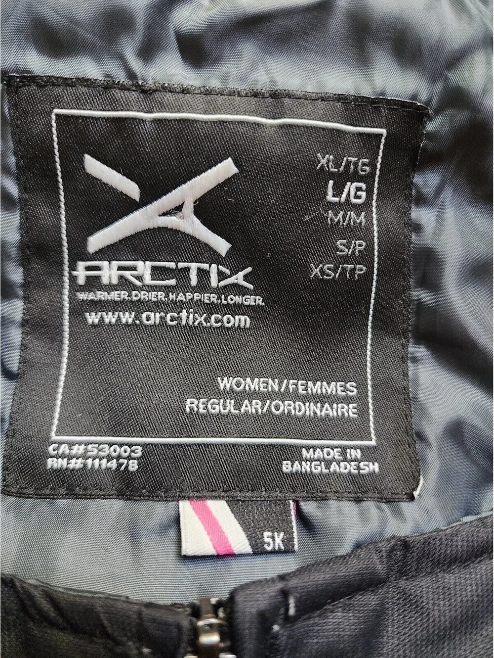 Size L - Women's Arctix Essential Insulated Bib Overalls